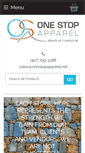 Mobile Screenshot of onestopapparel.net